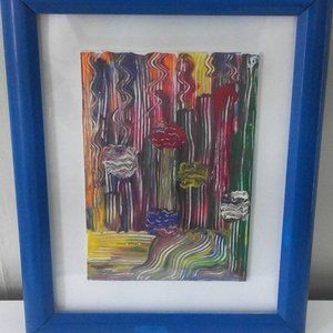 Colorful Acrylic Abstract LINES